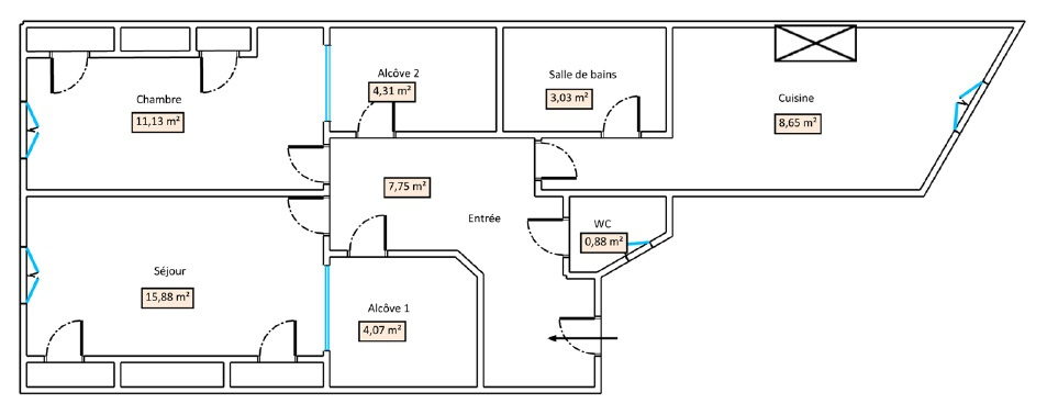 TRIANGLE D'OR / PROXIMITE PARC - Image 2